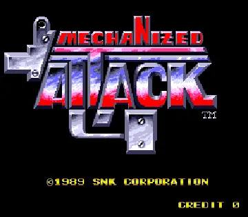 Mechanized Attack (World) screen shot title